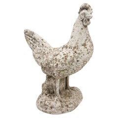 French Cast Stone Rooster