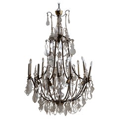 French Ceiling Chandelier, around 1900