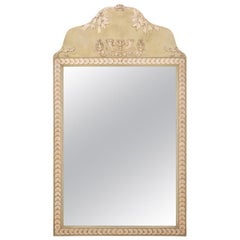French Celadon Rectangular Mirror