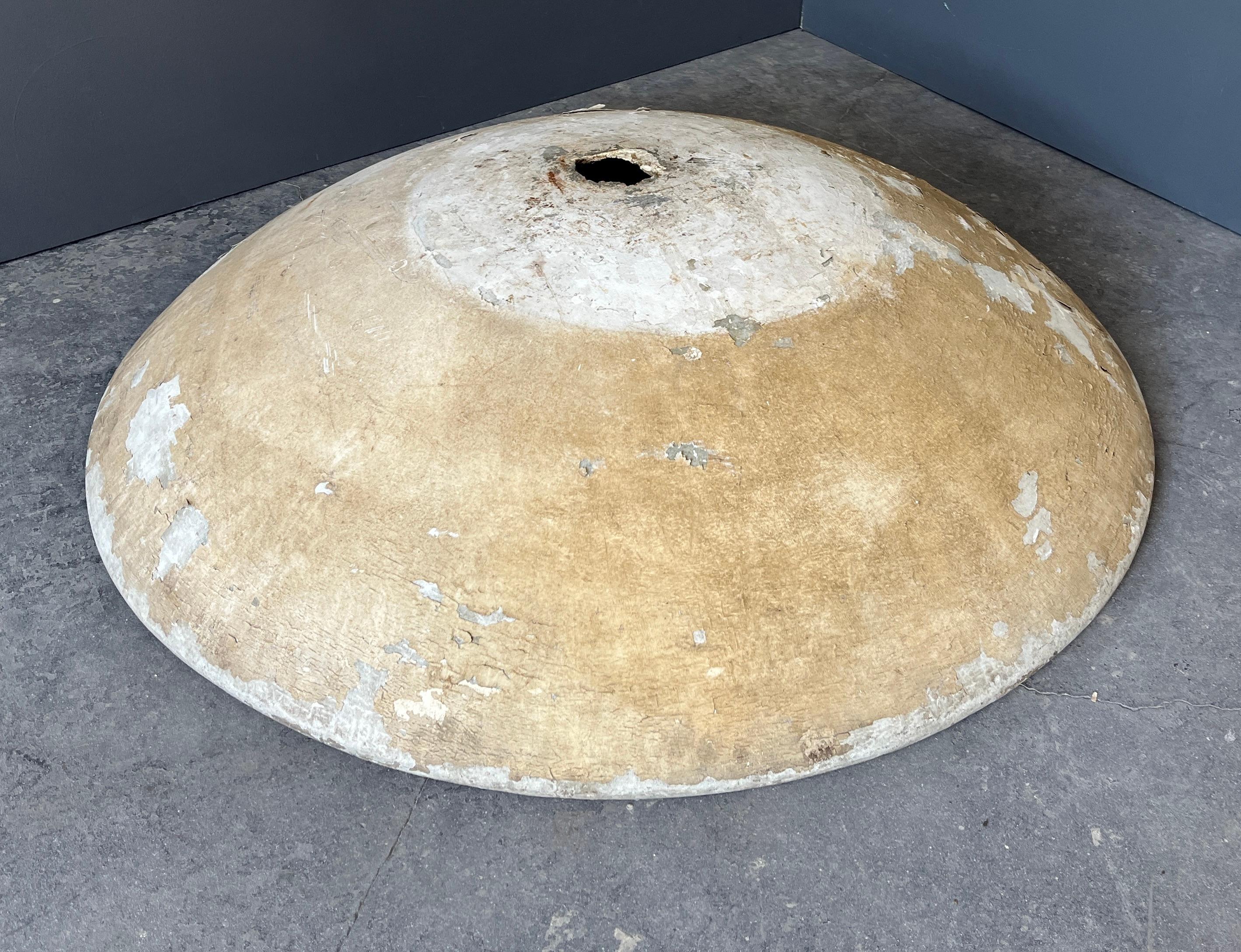 French Cement Disc Planter on pedestal For Sale 3