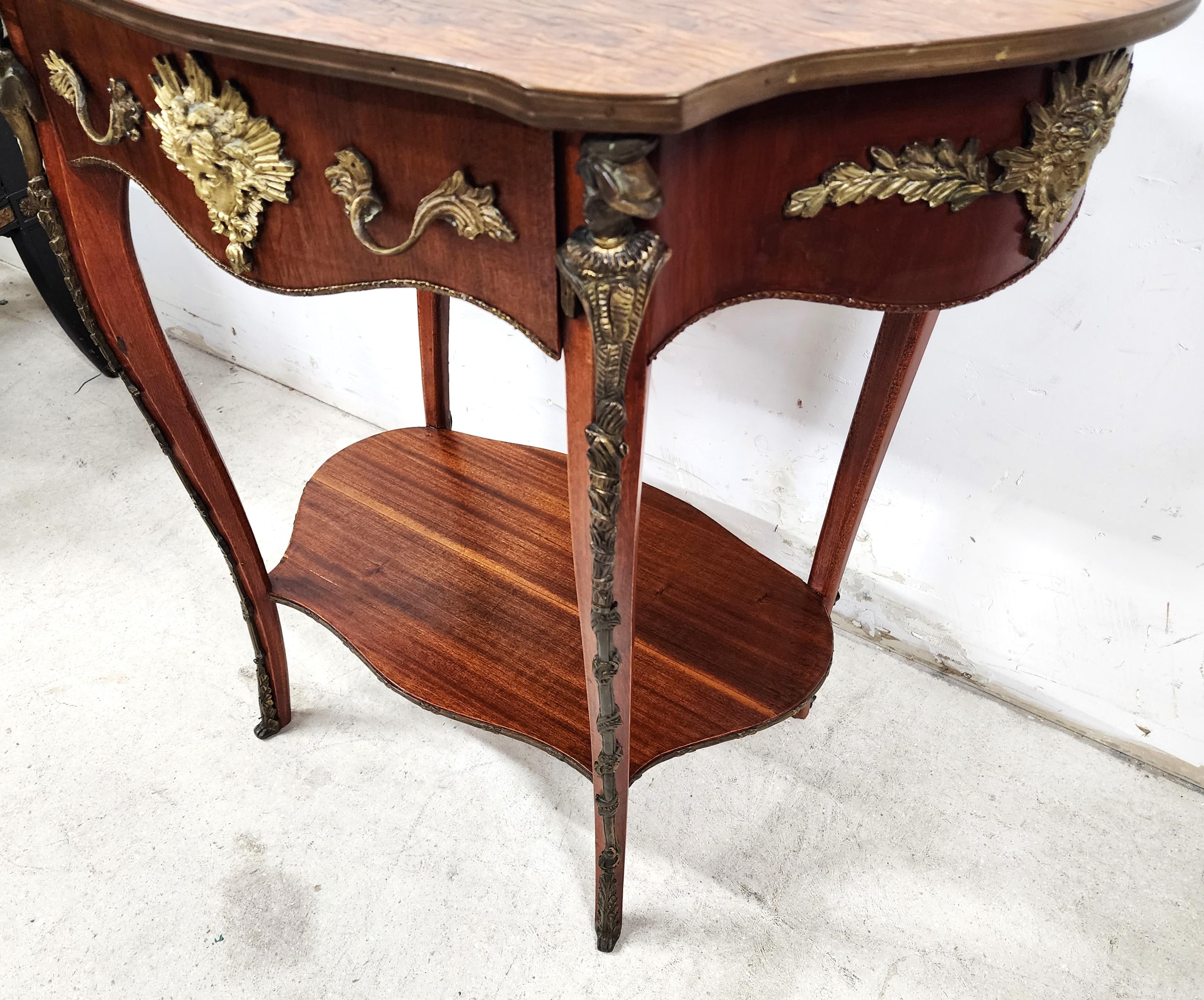 20th Century French Centre Side Table Louis XV Ormolu Mounts For Sale