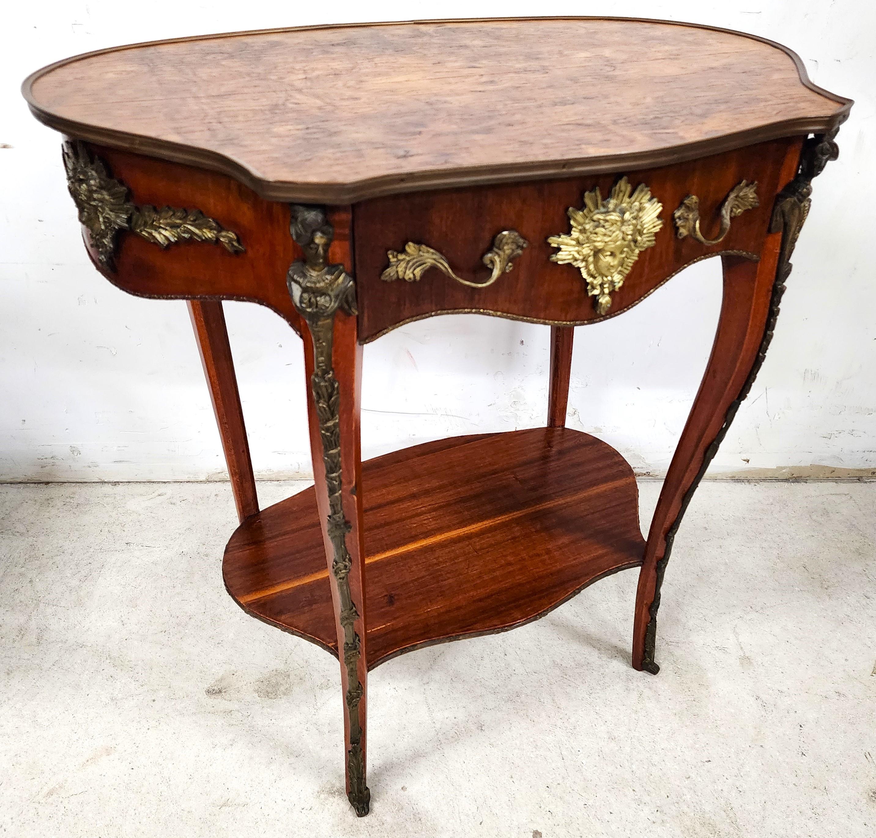 French Centre Side Table Louis XV Ormolu Mounts For Sale 1