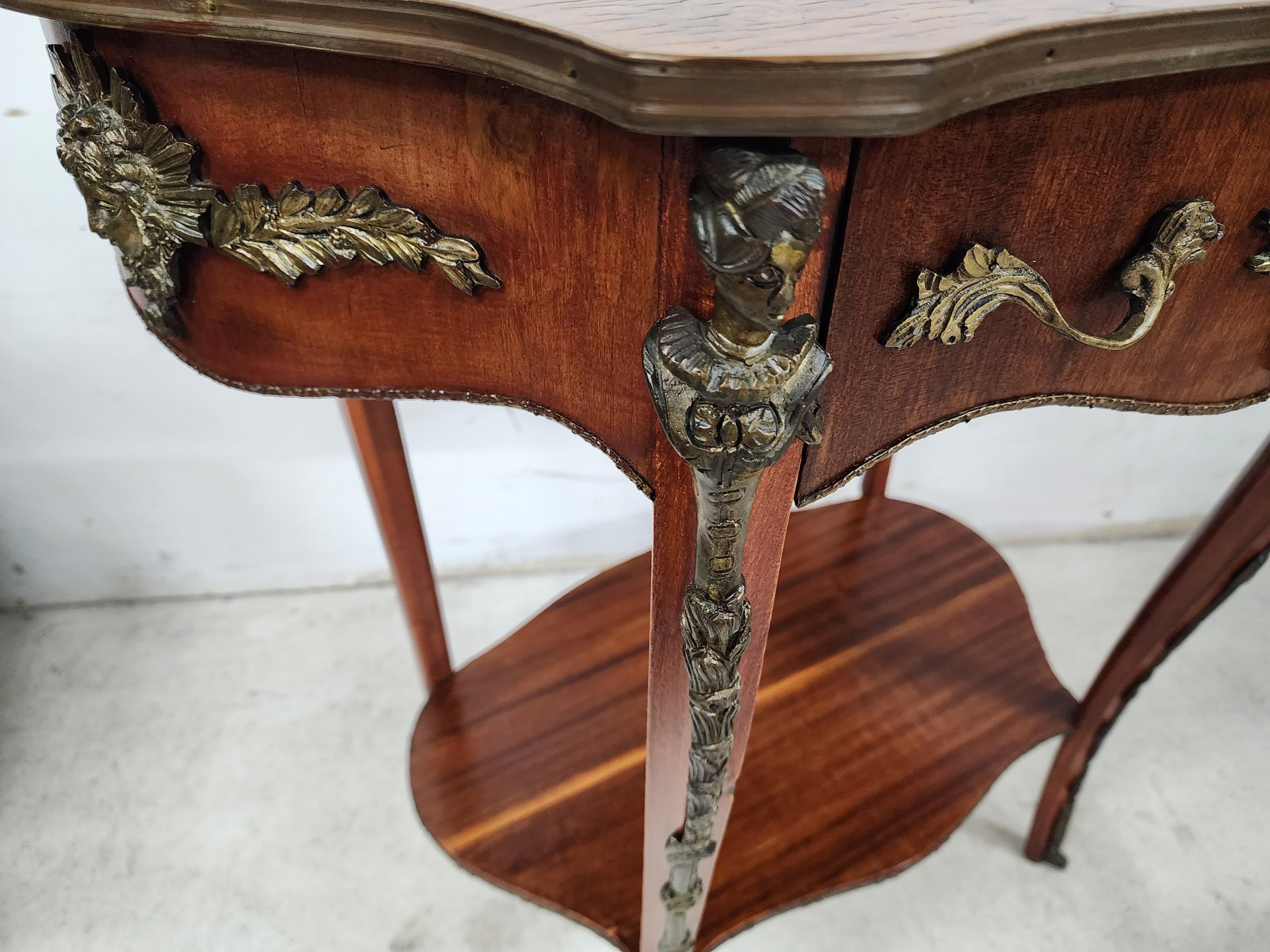 French Centre Side Table Louis XV Ormolu Mounts For Sale 2