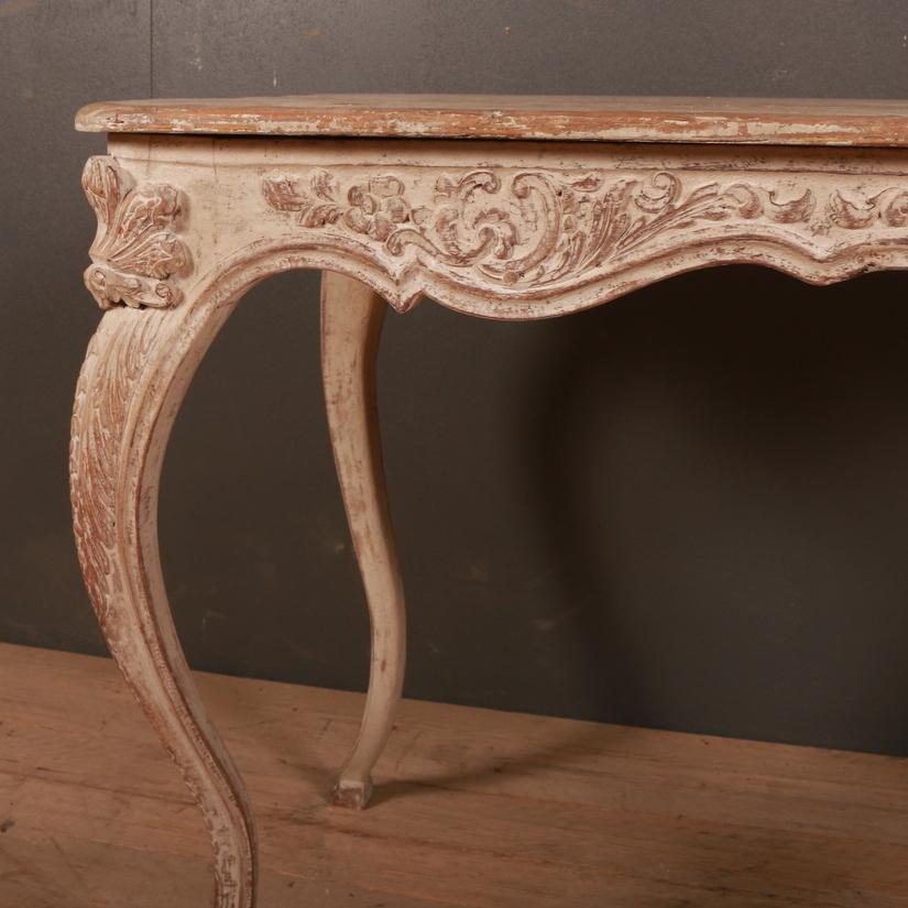 Hand-Painted French Center Table
