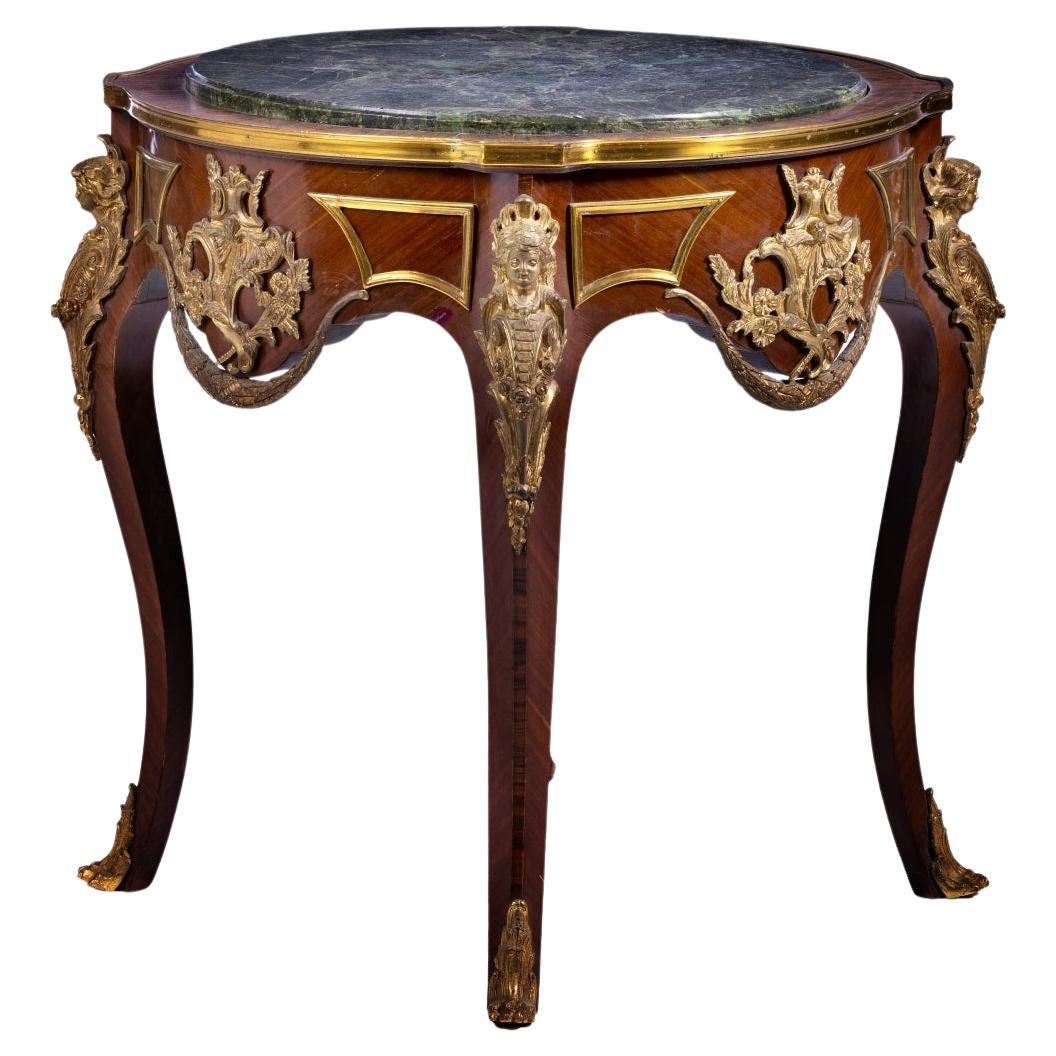 French Center Table Napoleon III 19th Century For Sale