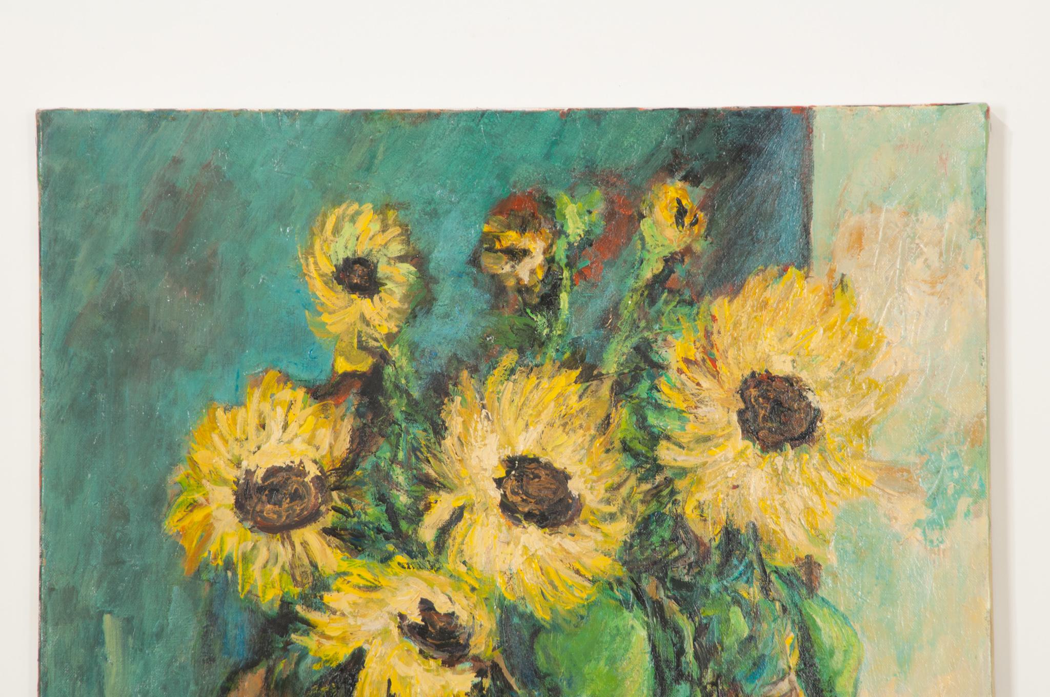 Other French Century Still Life of Sunflowers