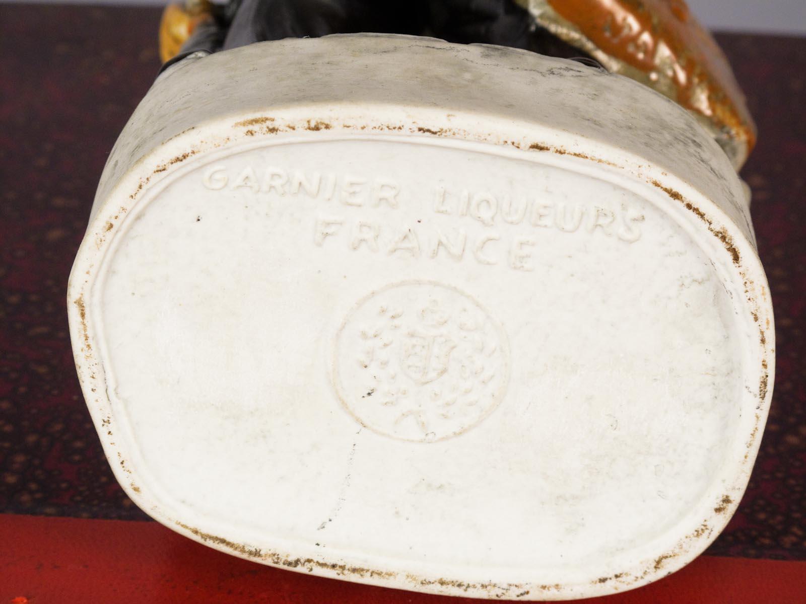 French Ceramic Advertising Bottle for Garnier Liqueurs, 20th Century 10