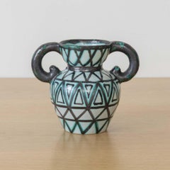 French Ceramic Amphora Vase