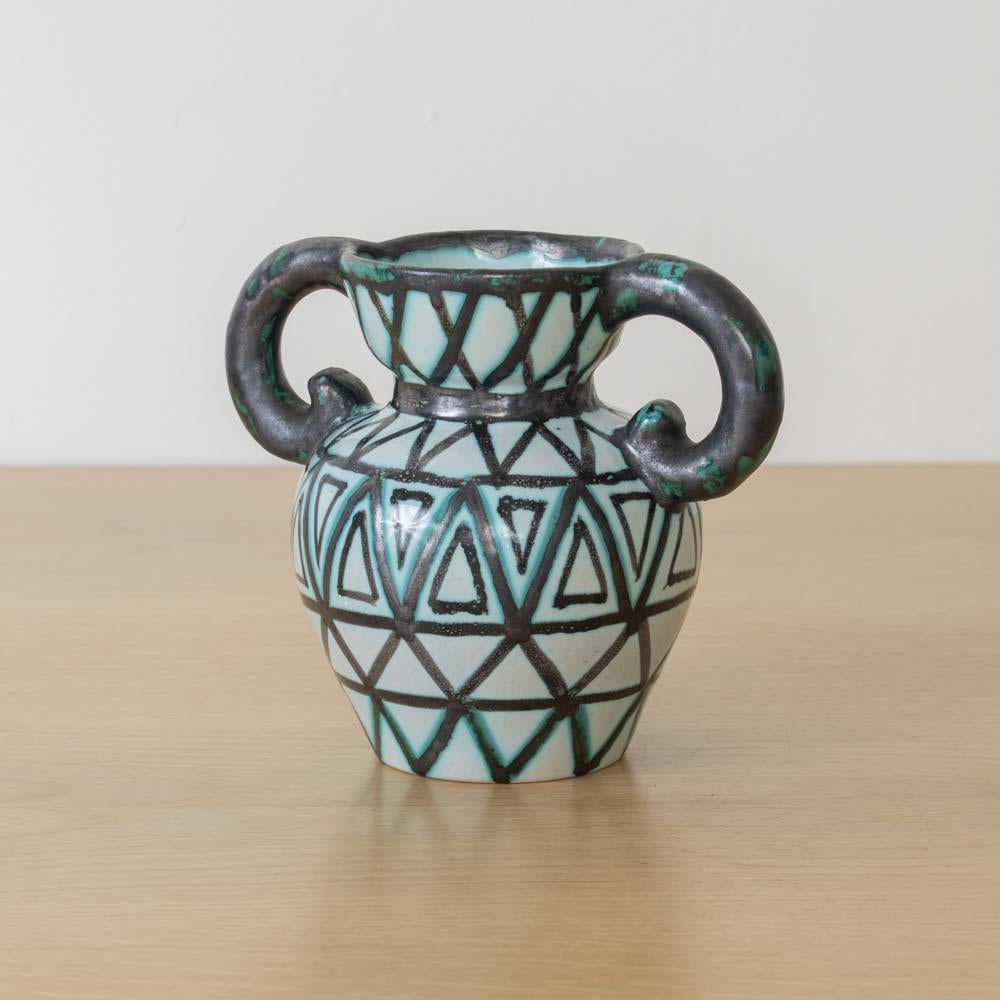 French Ceramic Amphora Vase In condizioni buone in vendita a Los Angeles, CA