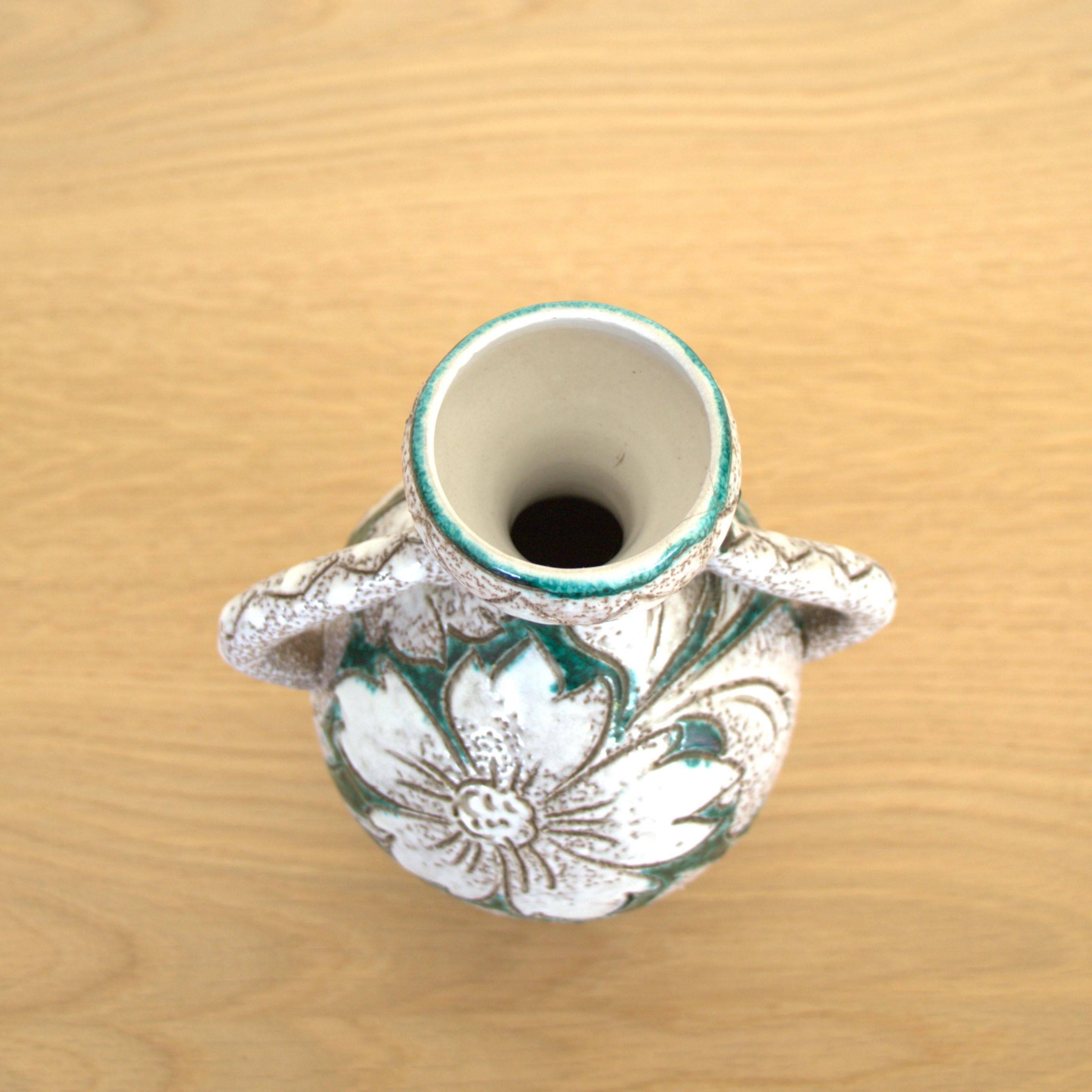 French Ceramic Amphora Vase For Sale 3