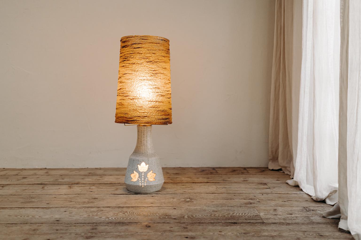 French Ceramic and Resin Table or Floorlamp For Sale 1