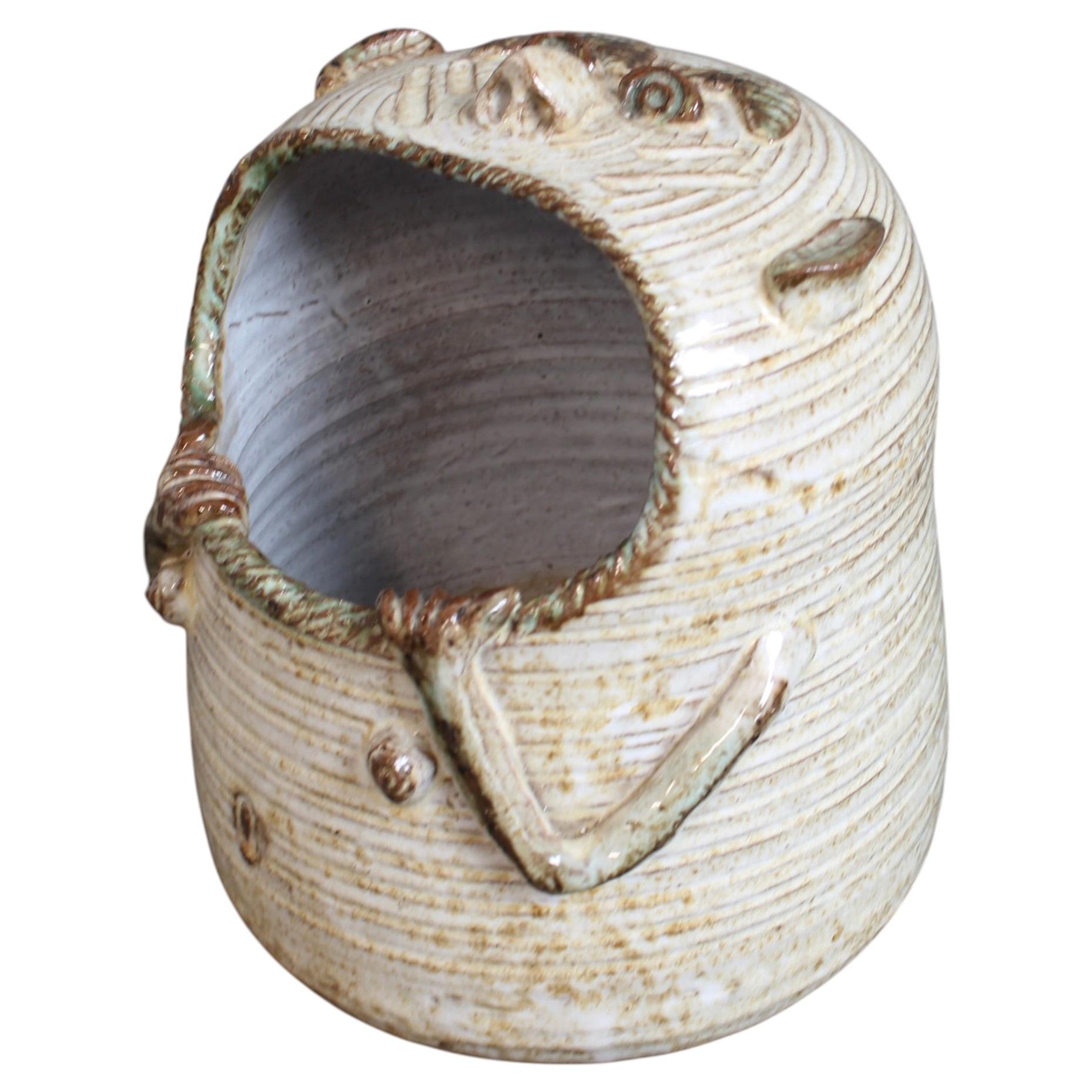 Figura antropomorfa de cerámica francesa de Marcel Giraud