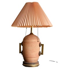 French Ceramic Art Deco Lamp