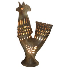 French Ceramic bird Agnes Escala 1970