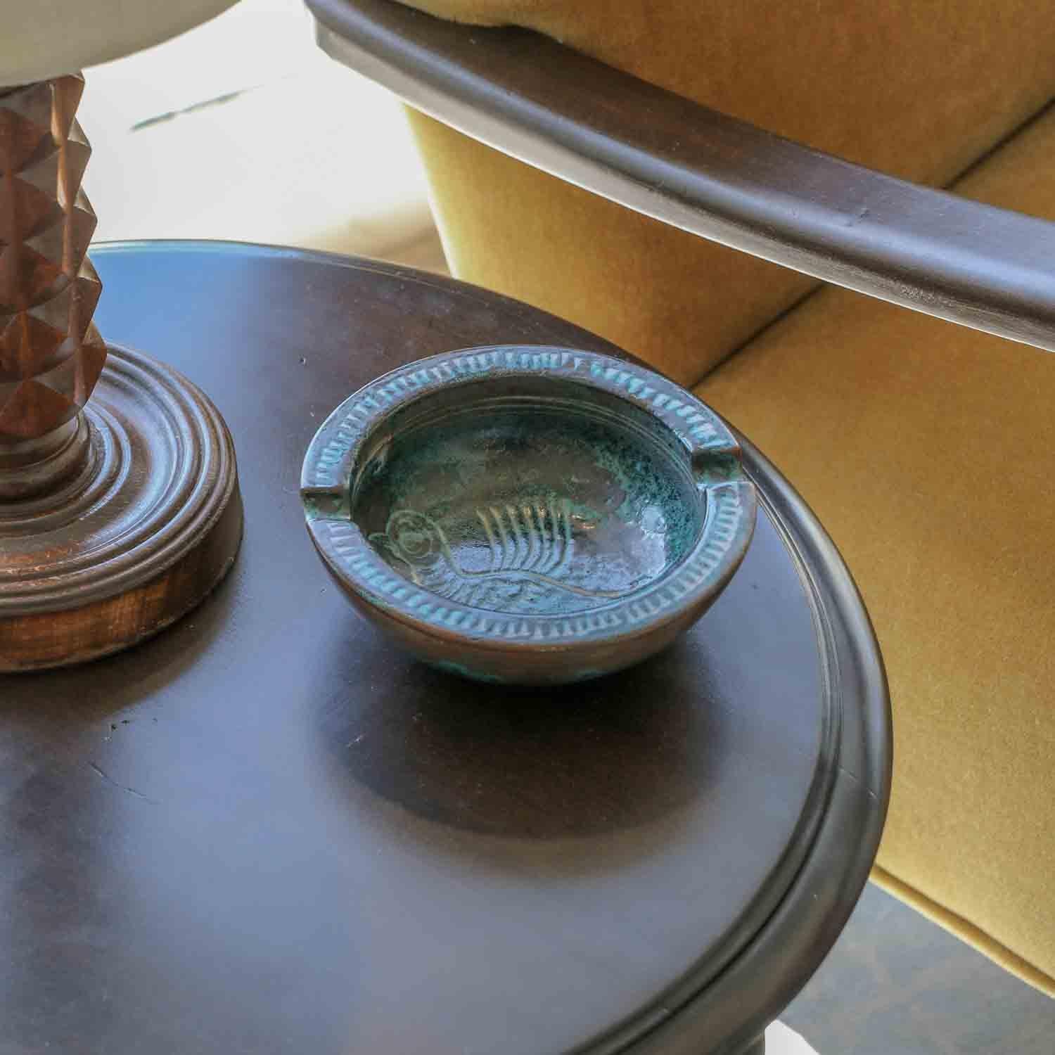French Ceramic Bird Ashtray  In Good Condition In Los Angeles, CA