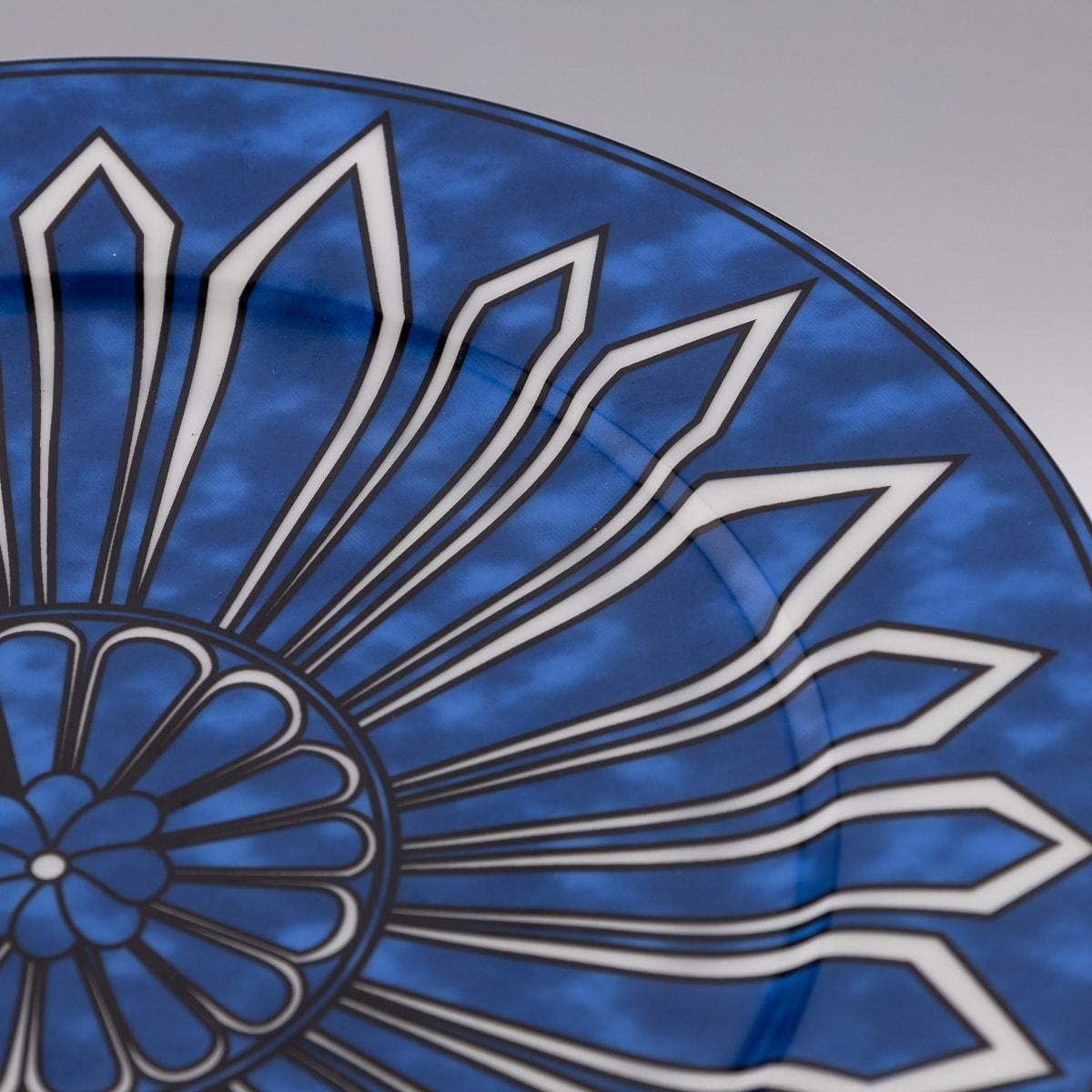 French Ceramic Bleus D'ailleurs Pair Of Dinner Plates By Hermes 3