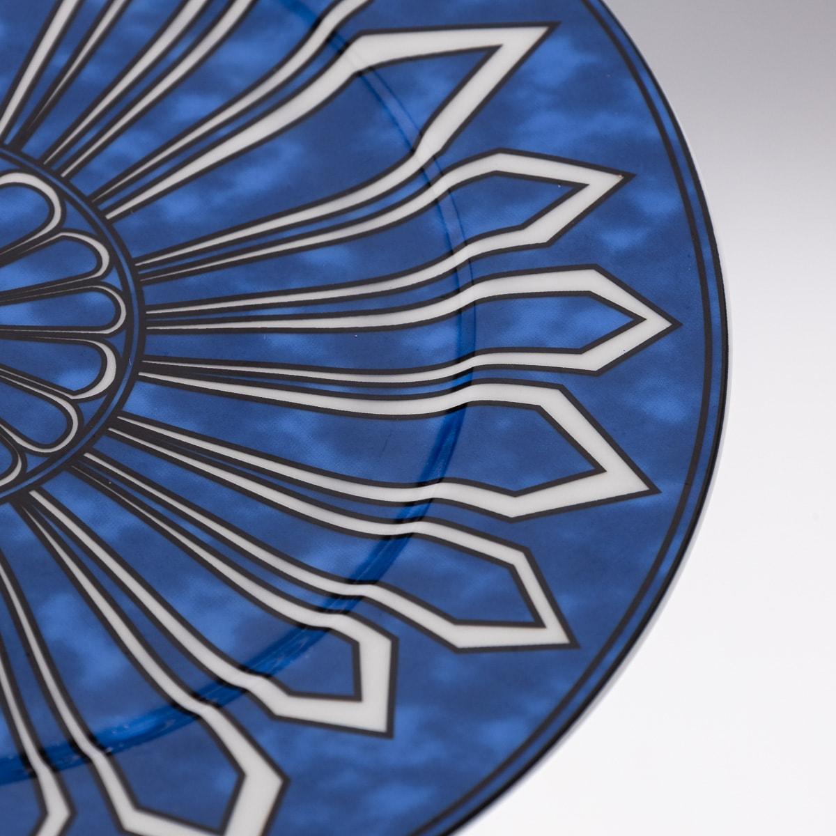 French Ceramic Bleus D'ailleurs Pair Of Dinner Plates By Hermes 4