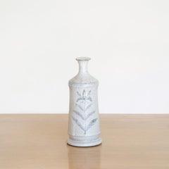 French Ceramic Bottle Vase by Vallauris