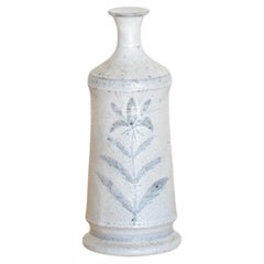 French Ceramic Bottle Vase by Vallauris