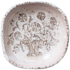 French Ceramic Bowl by Edouard Cazaux, circa 1930s