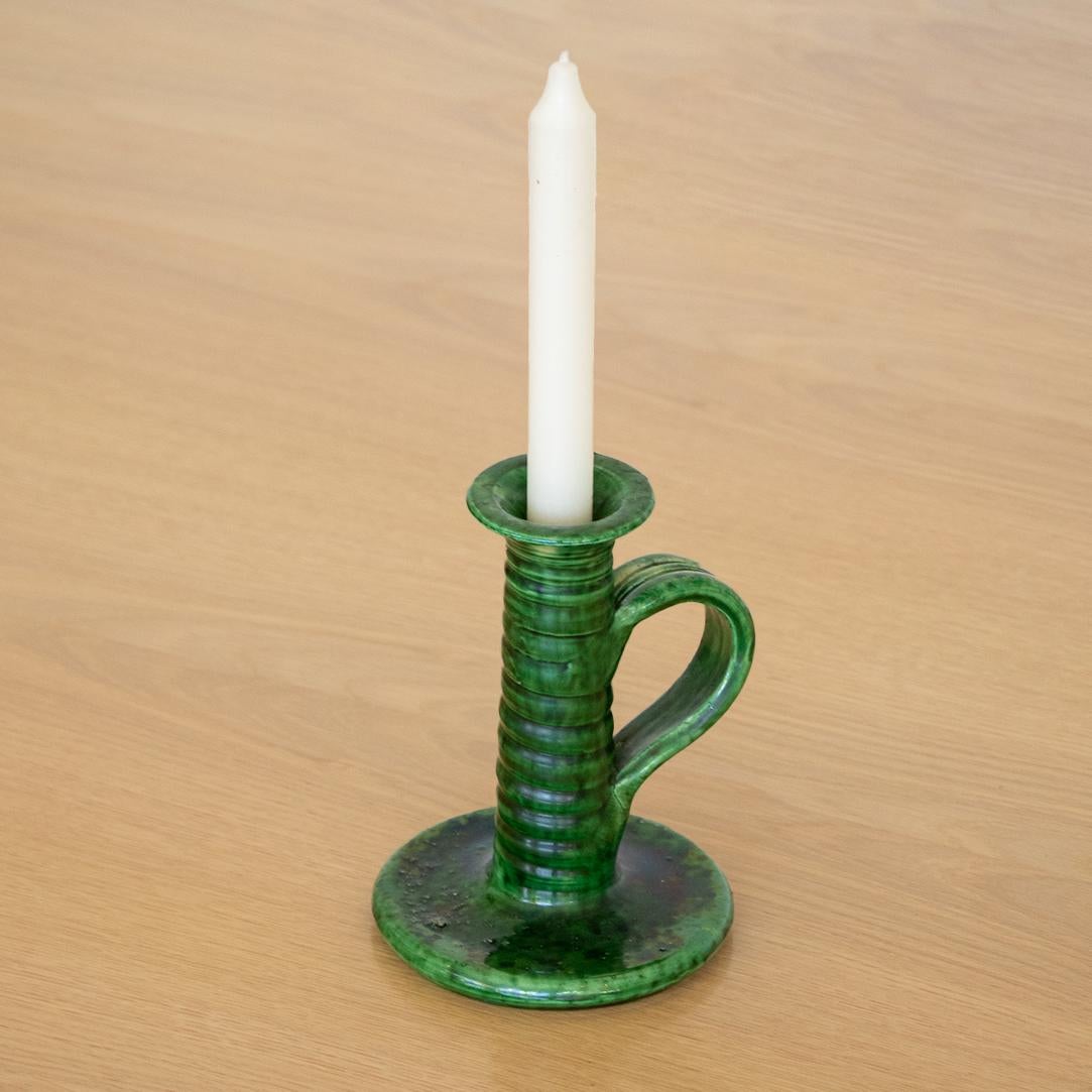 French Ceramic Candlestick Holder 2