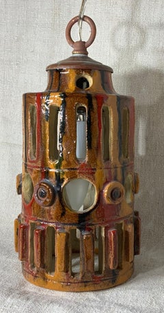 French Ceramic Ceiling Light Fix