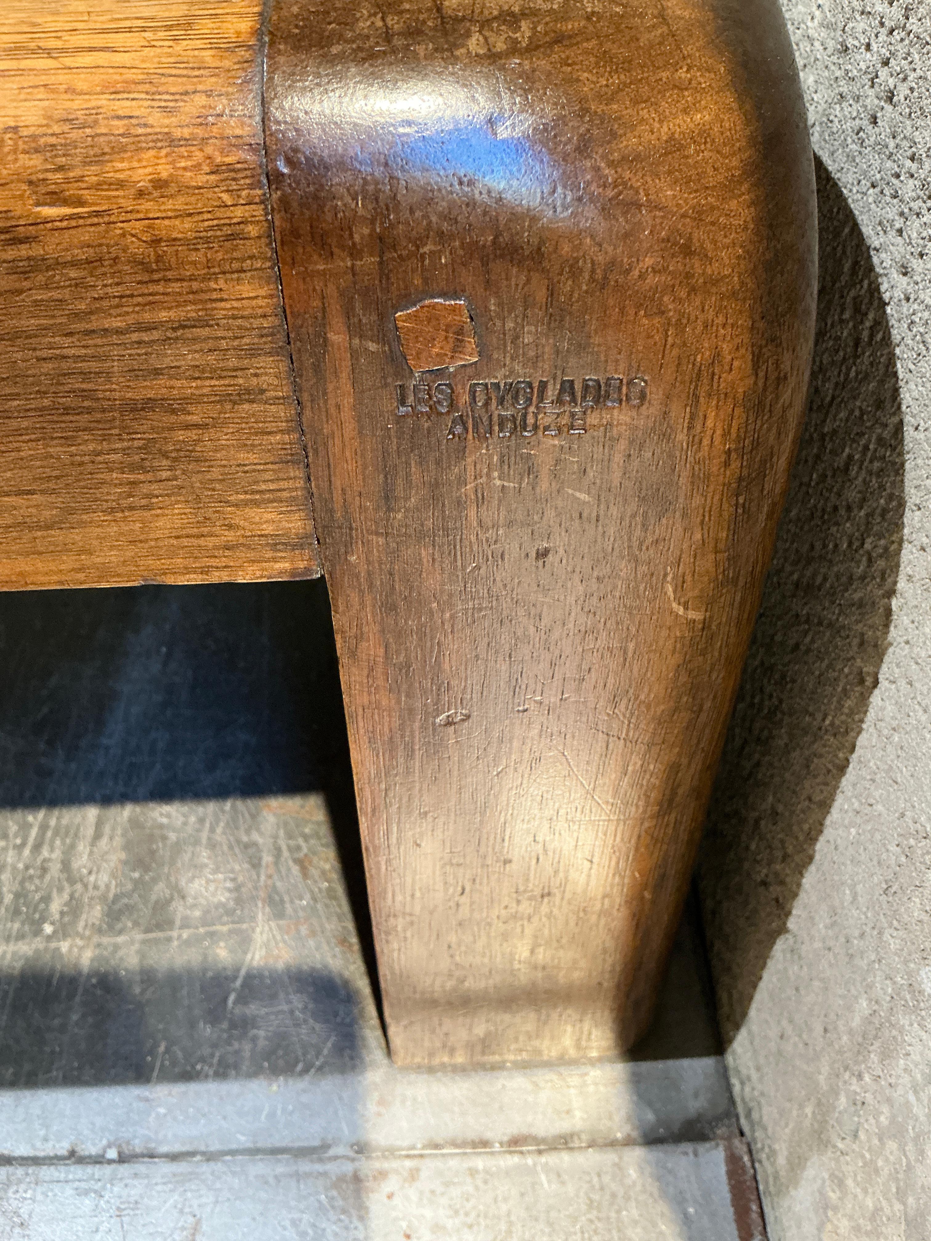 Table basse en céramique française R Zobel Vallauris circa 1970 Bon état - En vente à PARIS, FR