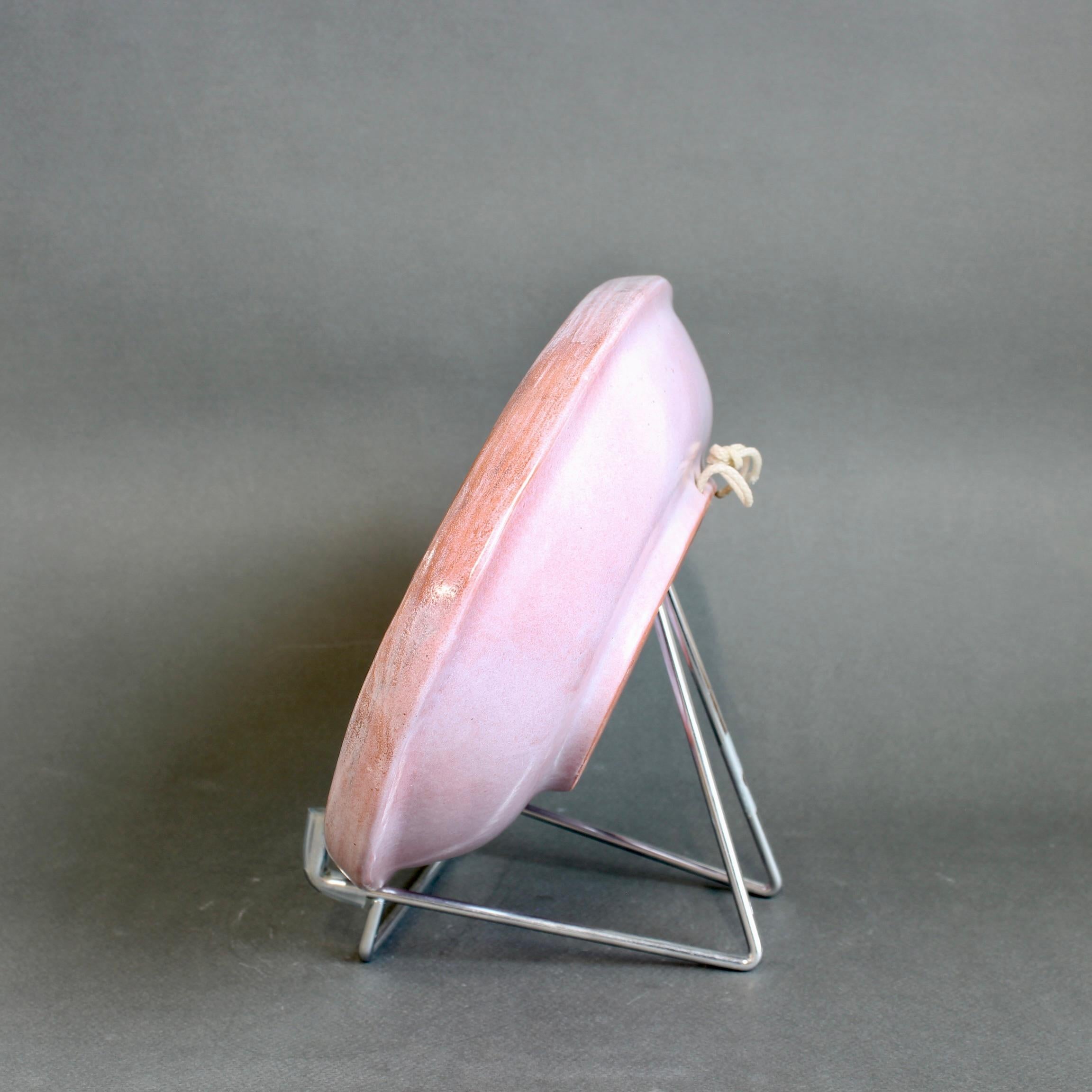 French Ceramic Decorative Platter by the Frères Cloutier For Sale 2