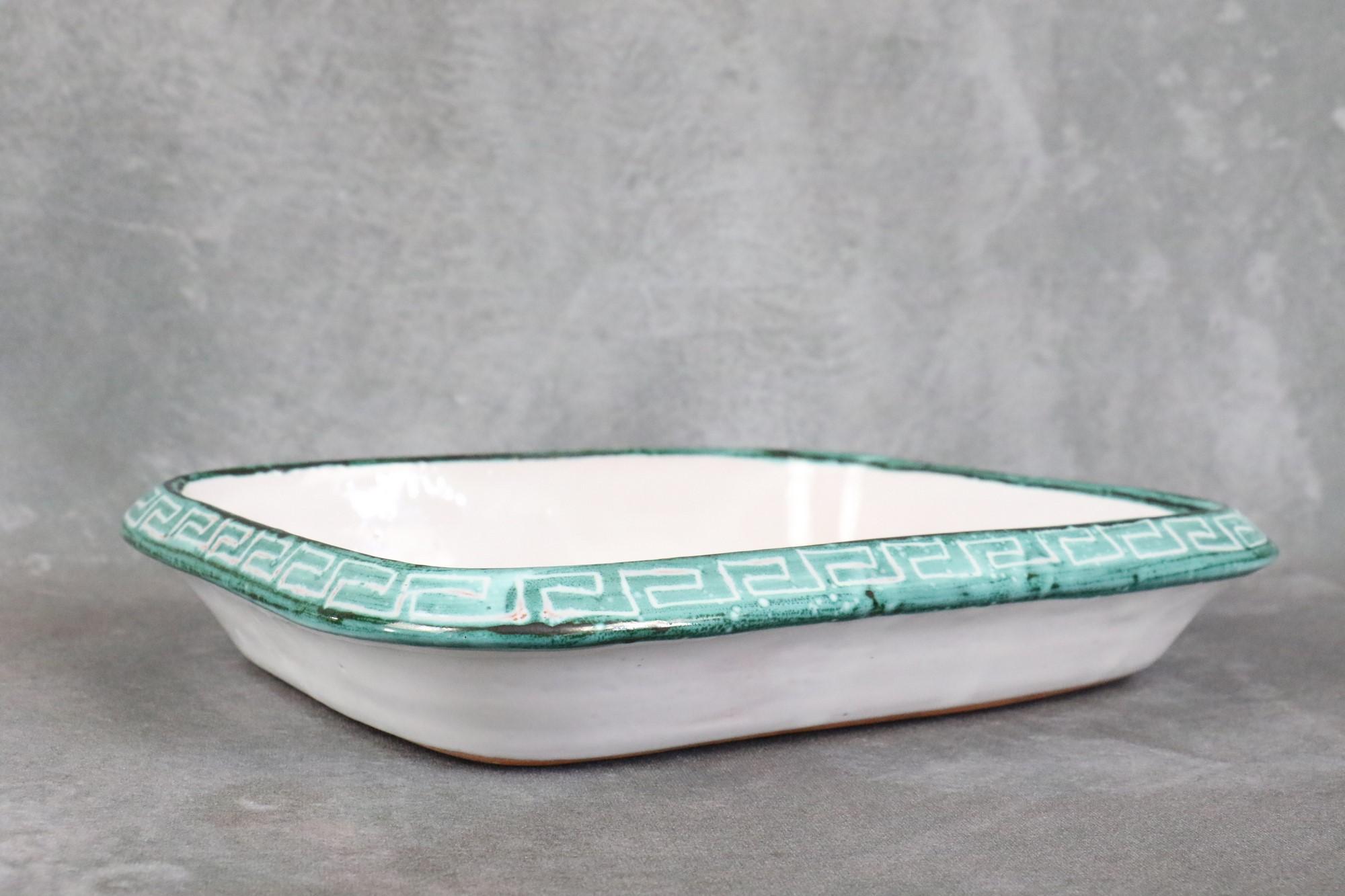 Émaillé Plat en céramique de Robert Picault, signé, Vallauris, France, années 1950