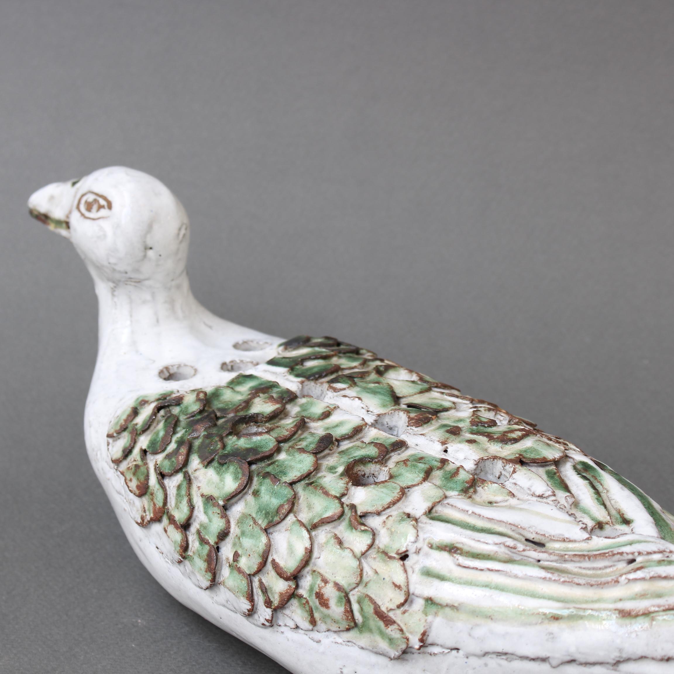 Vase à fleurs de canard en céramique française par Albert Thiry '1994' en vente 12