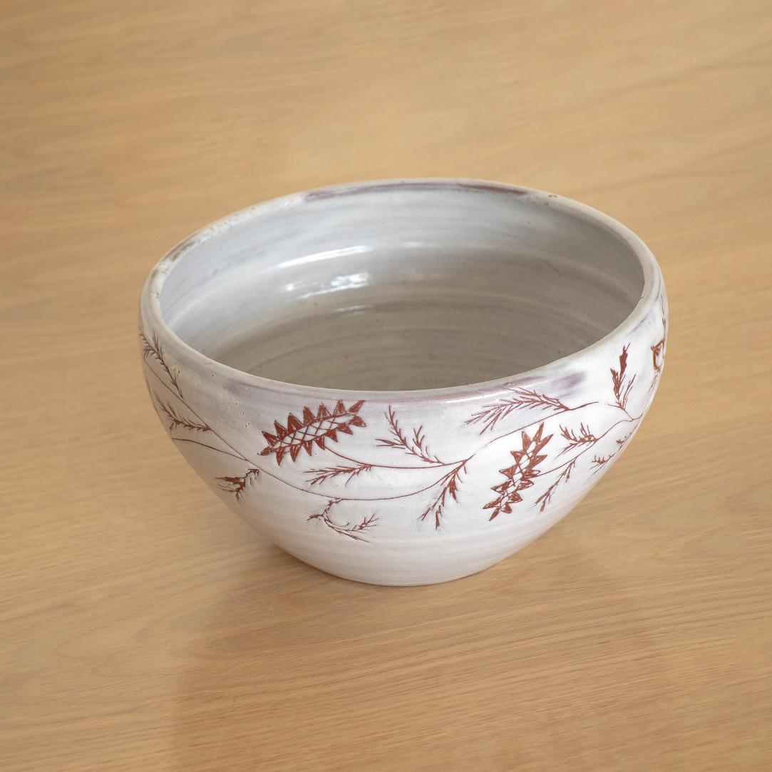 French Ceramic Etched Bowl 4