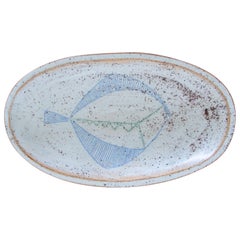 French Ceramic Fish Dish