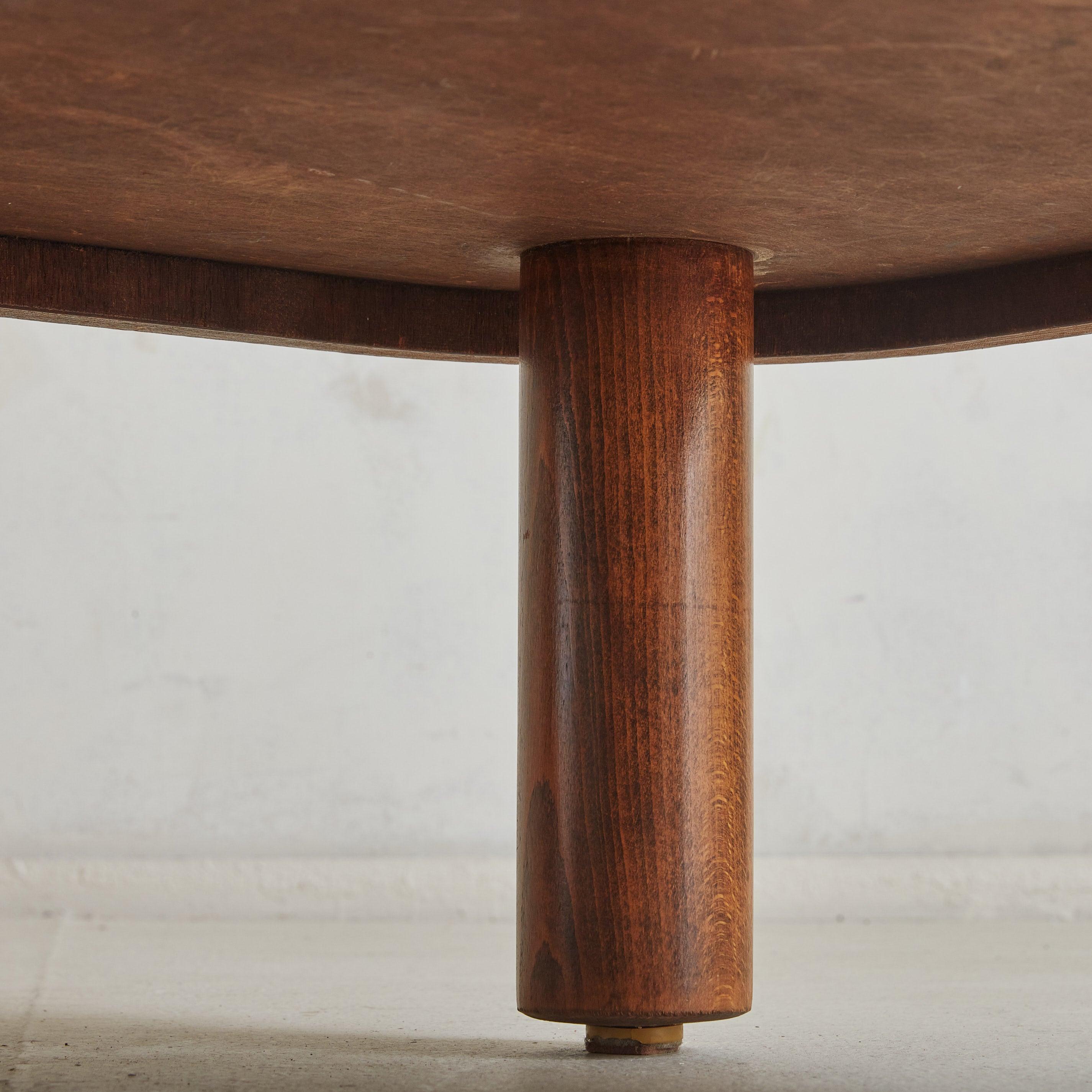 Table basse française à motifs de fleurs par Roger Capron, années 1960 4