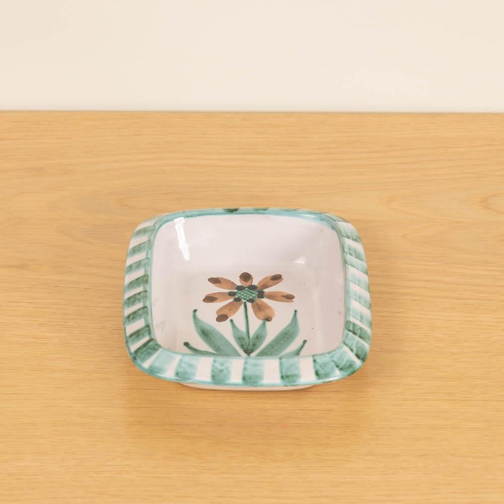 Ceramica Vide Poche in ceramica francese a fiori di Robert Picault in vendita