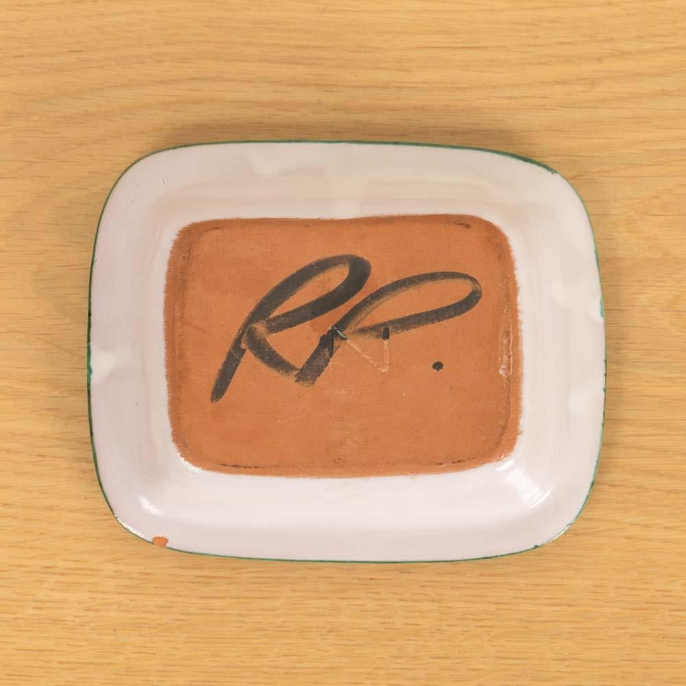 Vide Poche in ceramica francese a fiori di Robert Picault in vendita 3