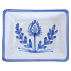 French Ceramic Flower Vide Poche by Robert Picault