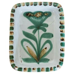 French Ceramic Flower Vide Poche by Robert Picault