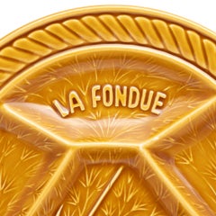 French Ceramic Fondue Plate Collection