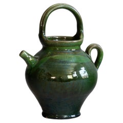 French Ceramic Gargoulette Jug