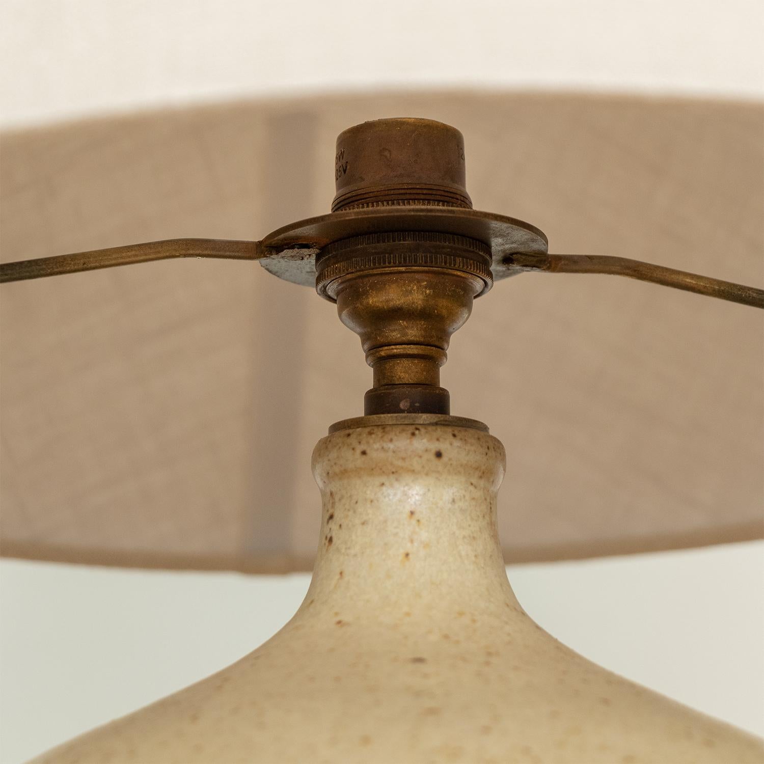 French Ceramic Globe Lamp 3