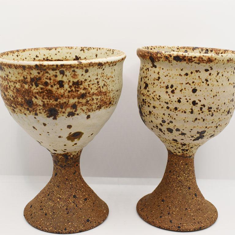 ceramic goblets