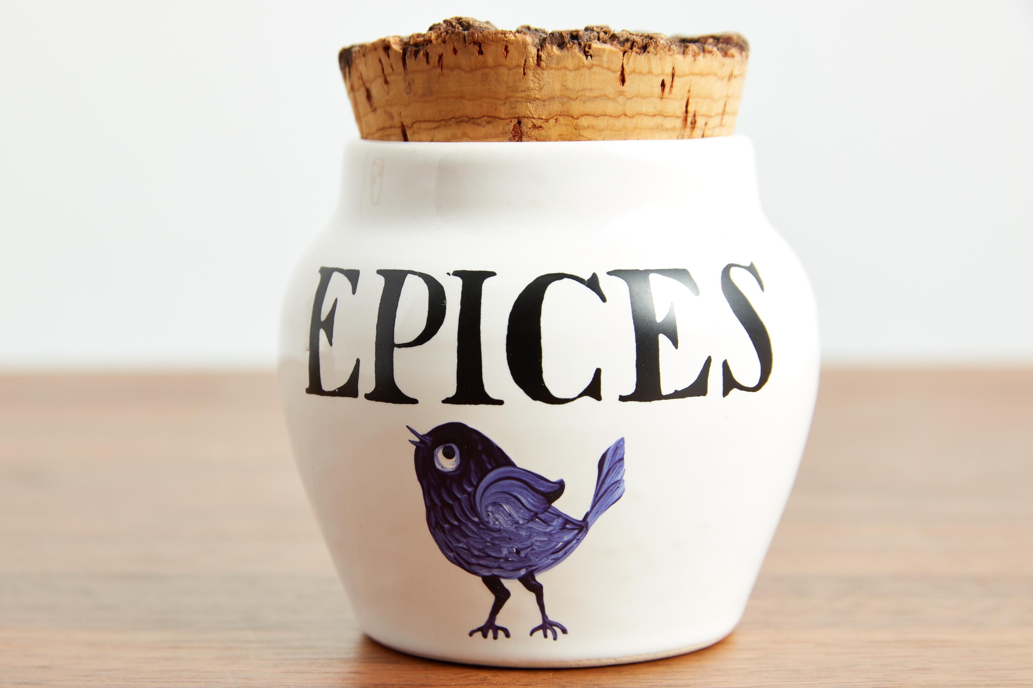 French Ceramic Jar Set For Sale 9