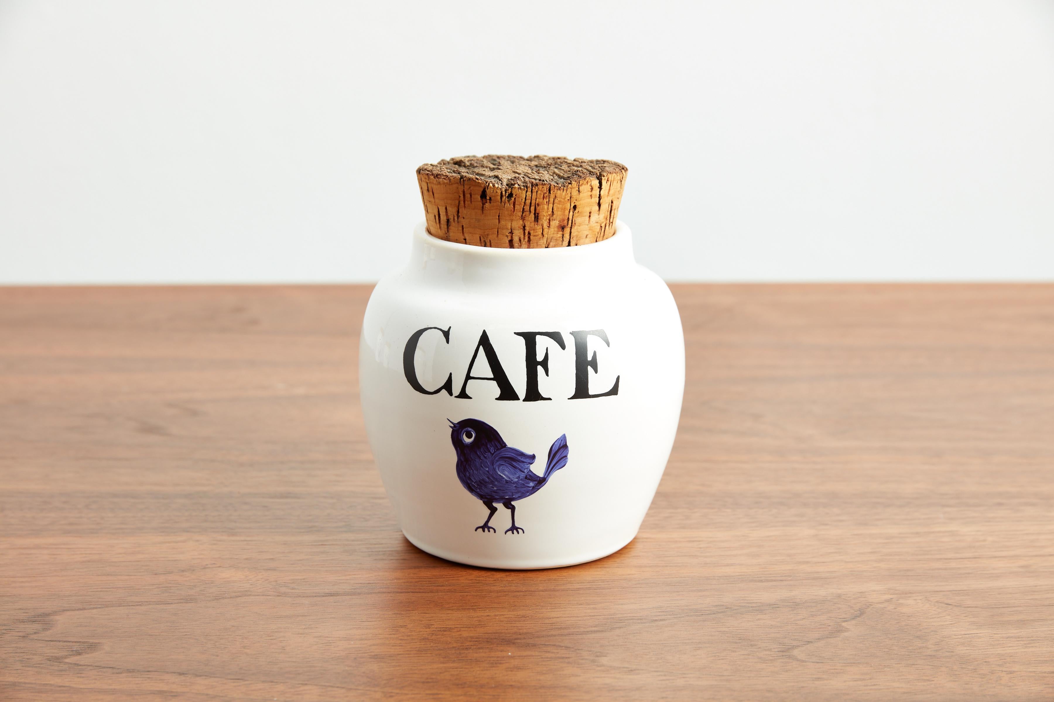 French Ceramic Jar Set For Sale 3