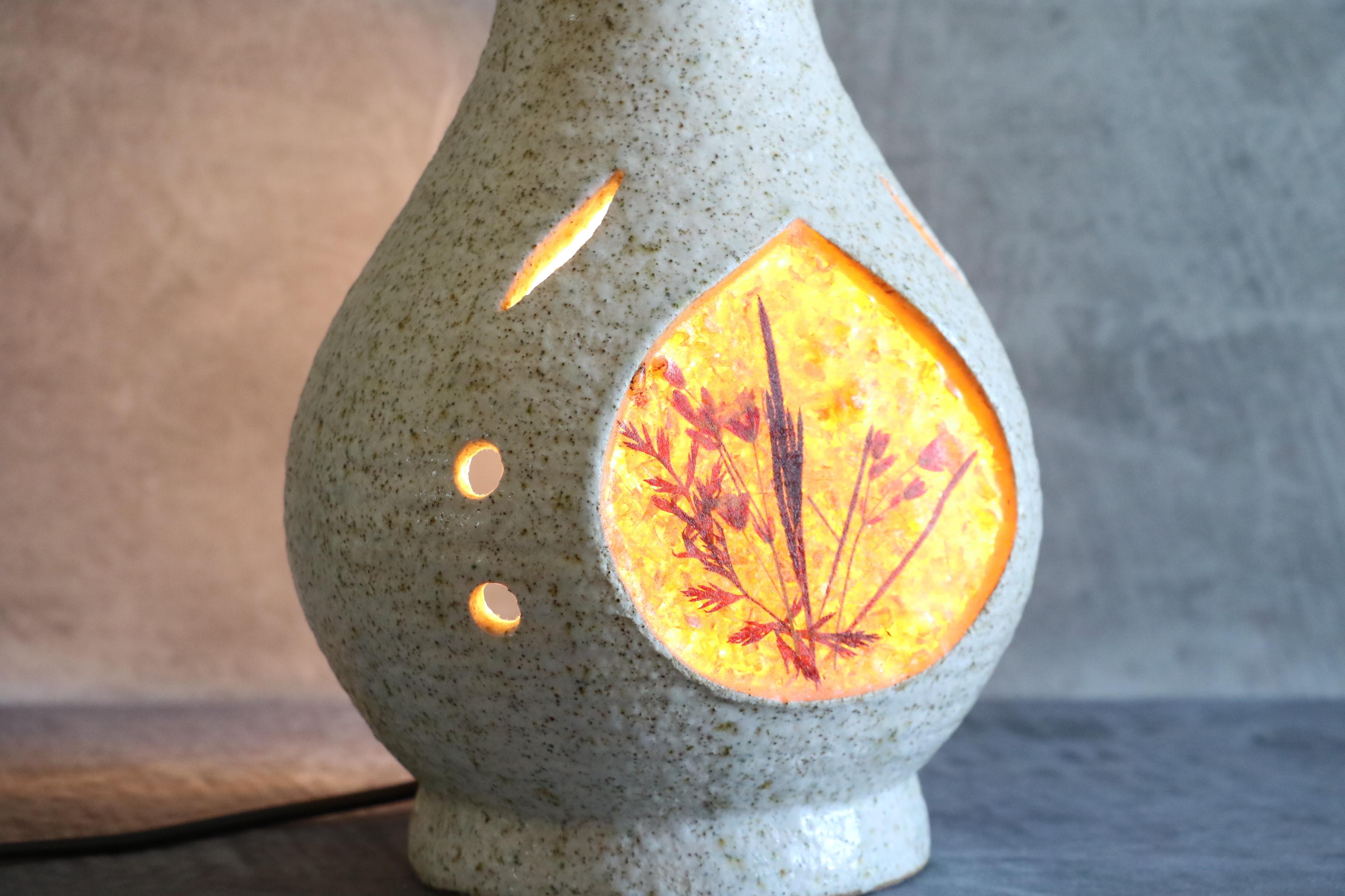 Français Lampe française Accolay, 1960, époque Capron, Jouve, Ruelland en vente