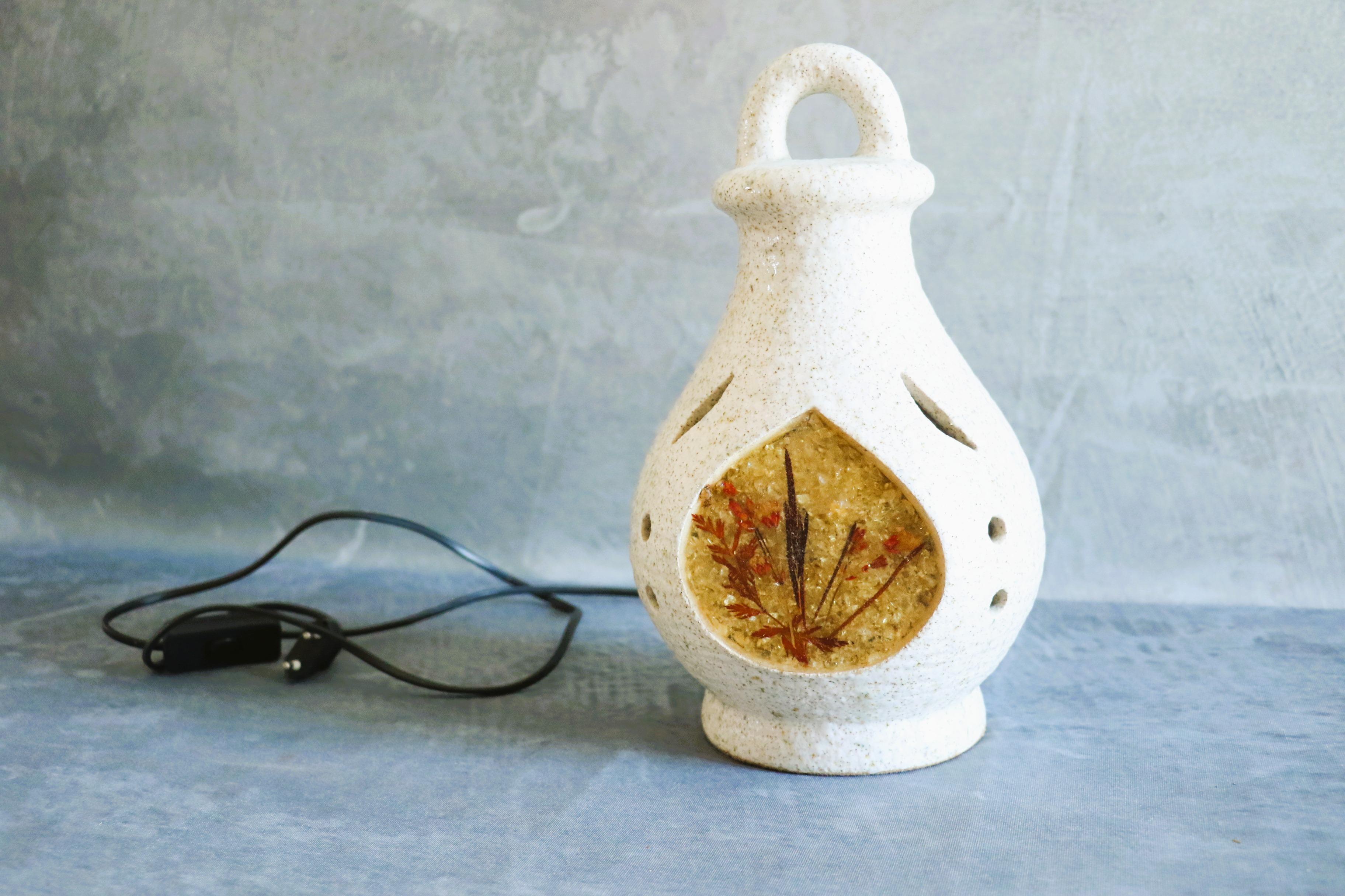 Céramique Lampe française Accolay, 1960, époque Capron, Jouve, Ruelland en vente