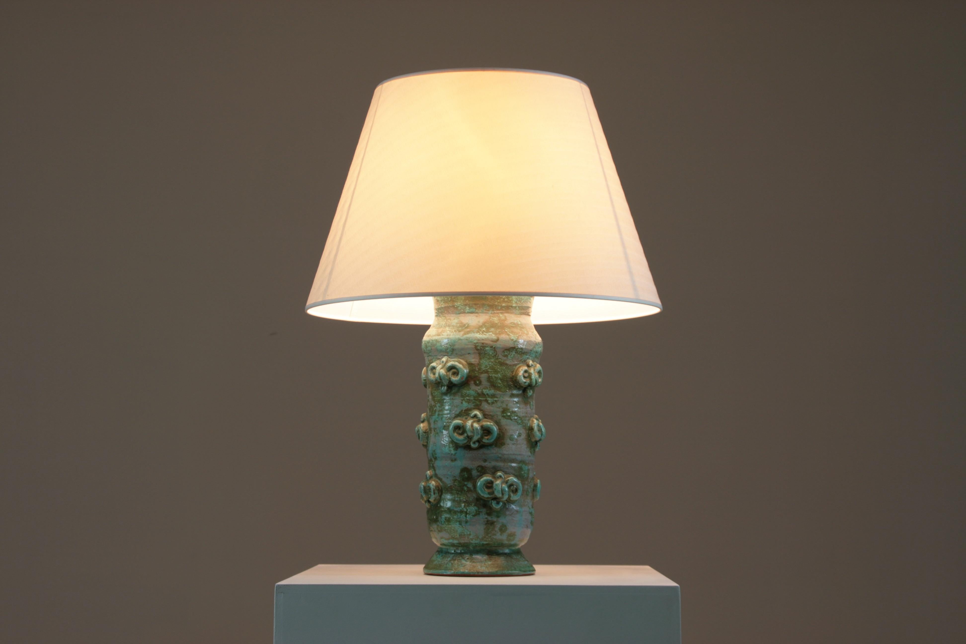 20ième siècle Lampe en céramique de Jean Austruy, années 1950