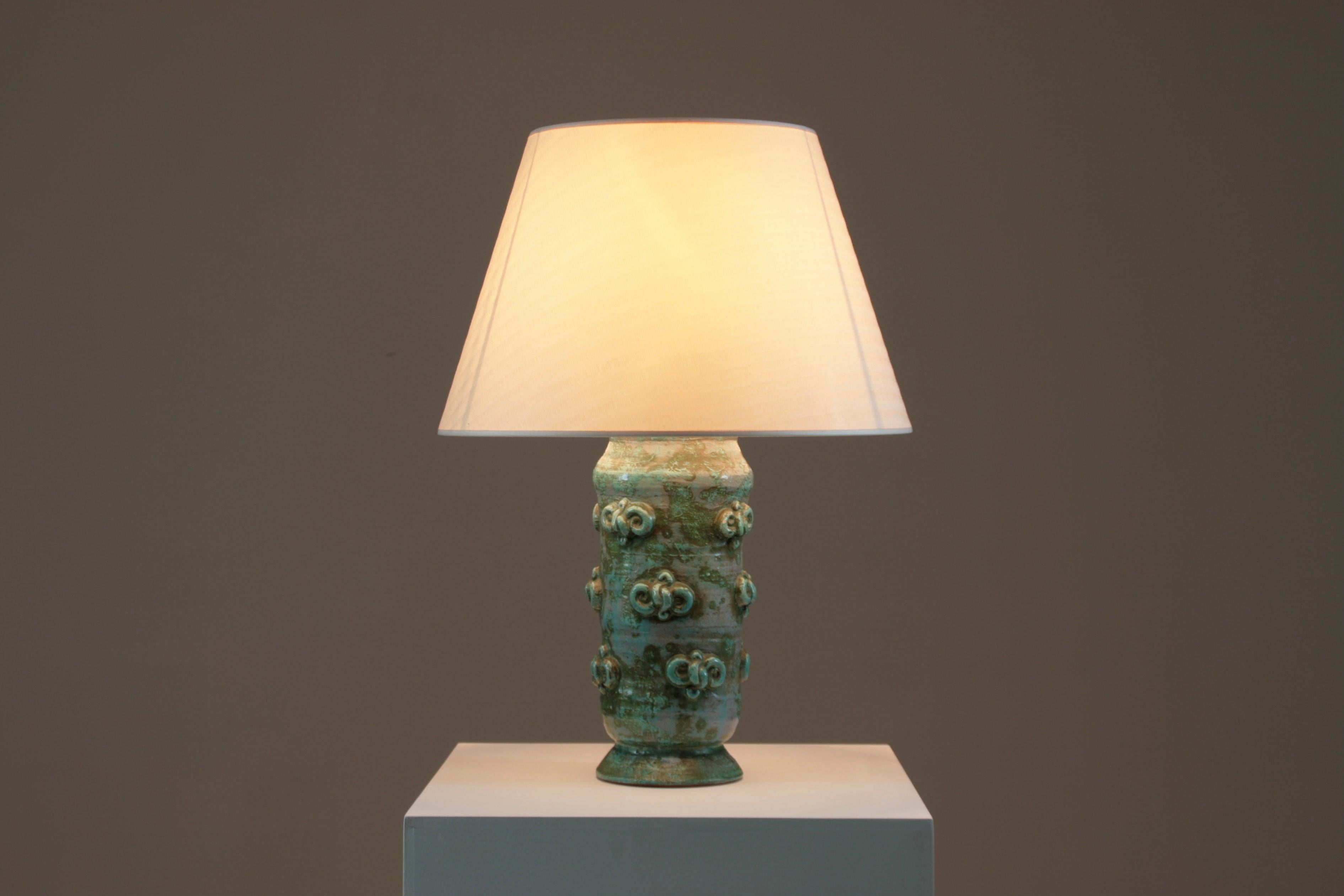 Lampe en céramique de Jean Austruy, années 1950 1
