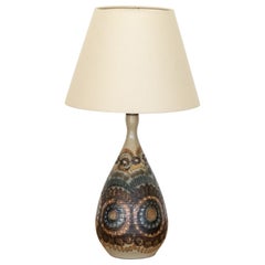 Französische Keramiklampe von Jean-Claude Courjault