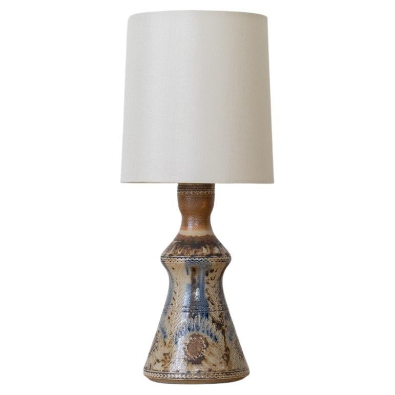 French Ceramic Lamp by Jean-Claude Courjault For Sale