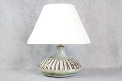 Lampada francese in ceramica di Albert Thiry Modern, 1960, Era Blin